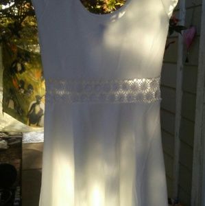 NWOT Pretty White Dress